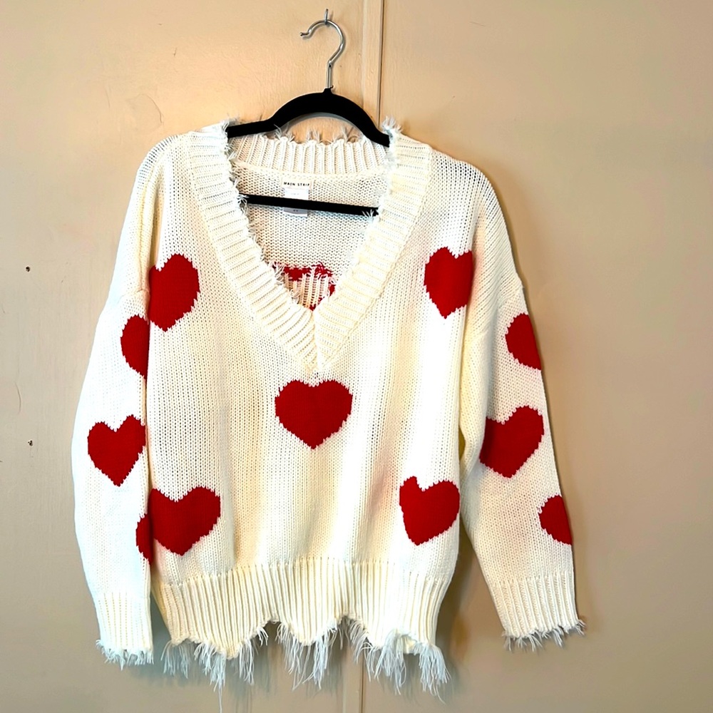 Boutique Valentines Heart Sweater